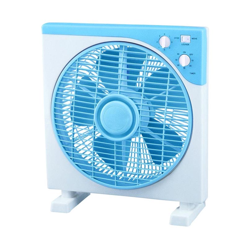 Ventilateur de boîte de 12 pouces avec minuterie et lame en plastique